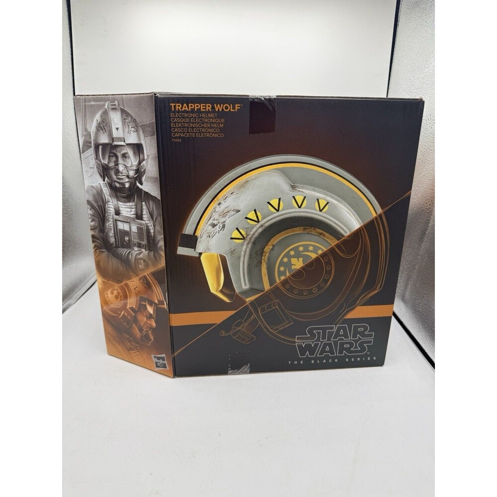 Star Wars Black Series Trapper Wolf Electronic Helmet Mandalorian Replica NEW